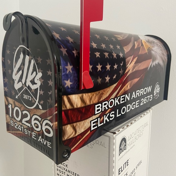 Patriotic Custom Mailboxes. Add your name & address optional. Trusted seller. - Picture 3 of 8